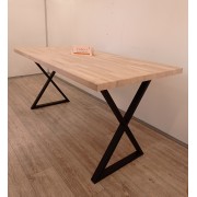 Письменный деревянный стол с металлическими ножками "Бремен" в стиле Loft